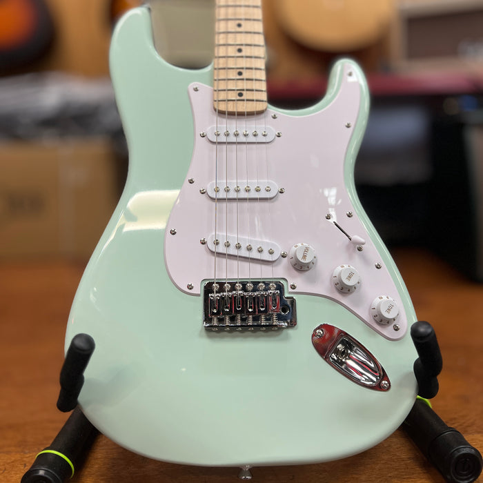 USED Squier Stratocaster Electric Guitar, Sea Foam Green