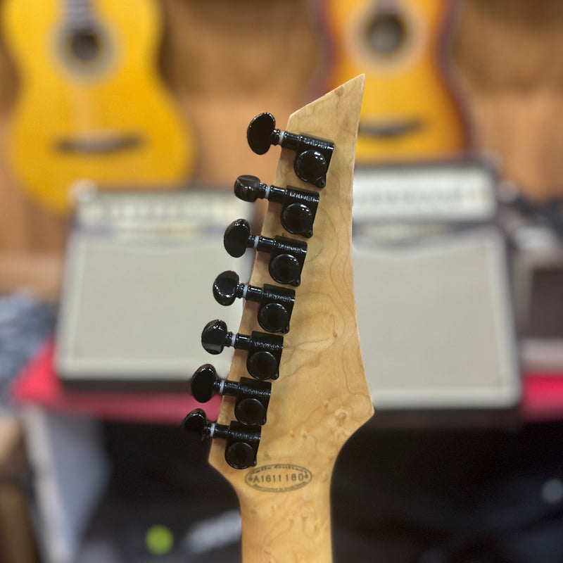 USED Agile Legacy 727 & String Electric Guitar, Brown Contrast