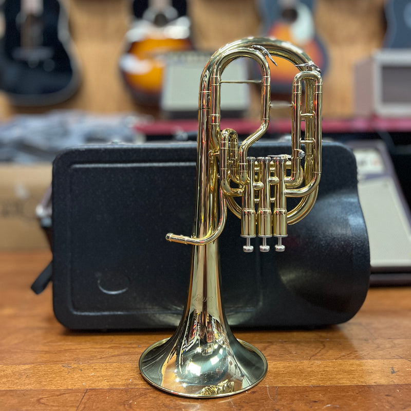 USED MOZ Alto Horn w/ Hard Case & Mouthpiece