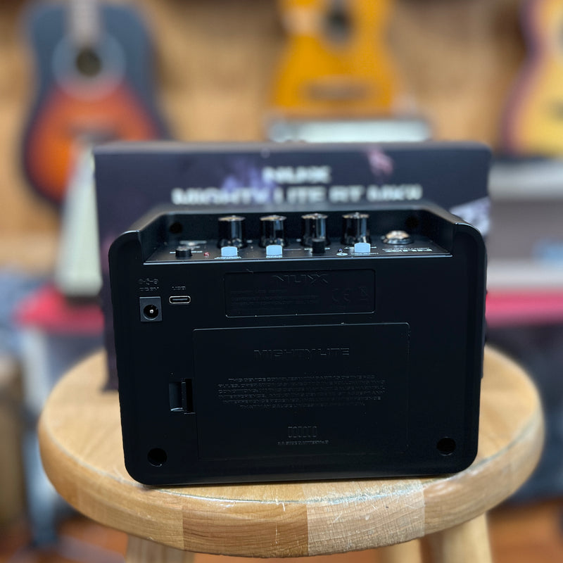 USED NUX Mighty Lite BT MKII 3W Portable Desktop Guitar Combo Amp, Black