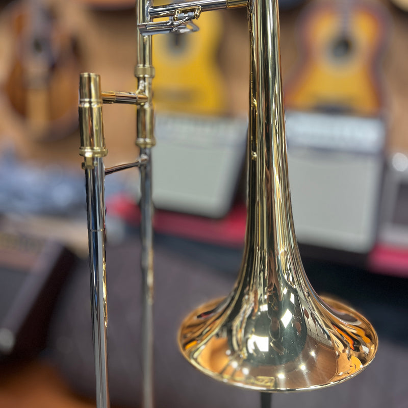 MINT USED Jupiter JTB1150FQ Performance Series F-Attachment Trombone Lacquer Yellow Brass