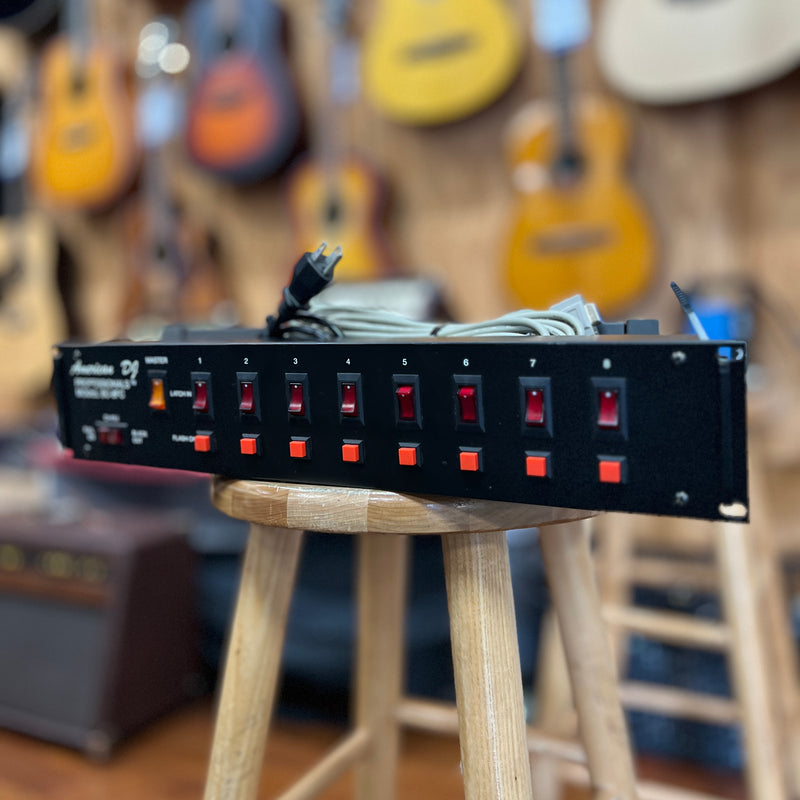 USED American DJ SC-8FC/RP-8 Power Conditioner & Low Voltage Lighting Remote Switcher
