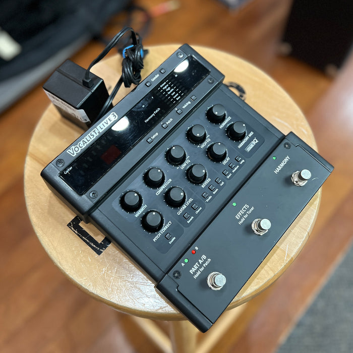 USED DigiTech Vocalist Live 3 Harmony Pitch Correction Vocal Processor