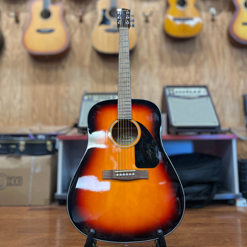 USED Fender CD-60 Dreadnought V3 Acoustic Guitar, Sunburst