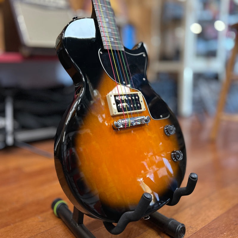 USED Epiphone Les Paul Junior Single Cut Solid Body Electric Guitar, 2 Color Sunburst