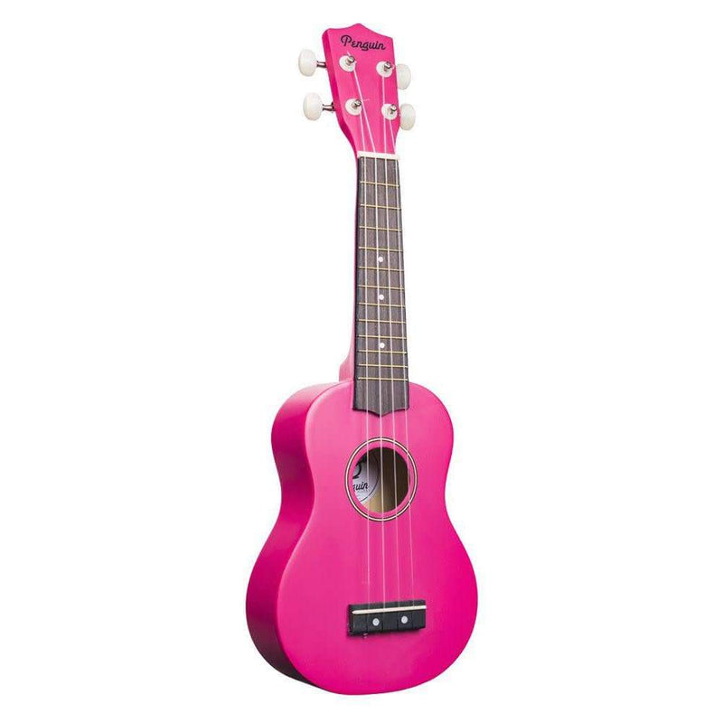 Amahi PGUK Penguin Student Ukulele with Bag, Pink-Dirt Cheep