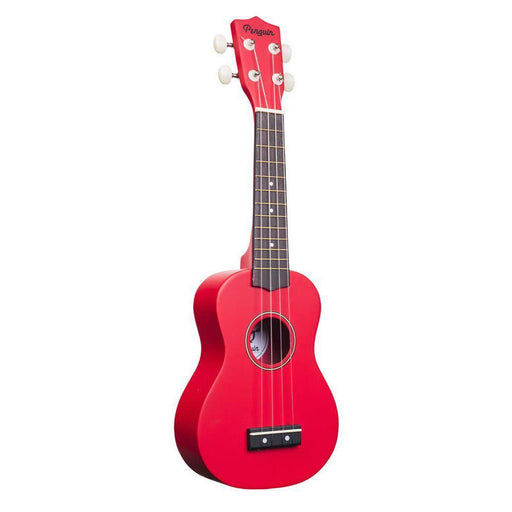 Amahi PGUK Penguin Student Ukulele with Bag, Red-Dirt Cheep