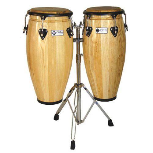 CODA Conga Set, 10in + 11in, Natural (stand sold separately)-Dirt Cheep
