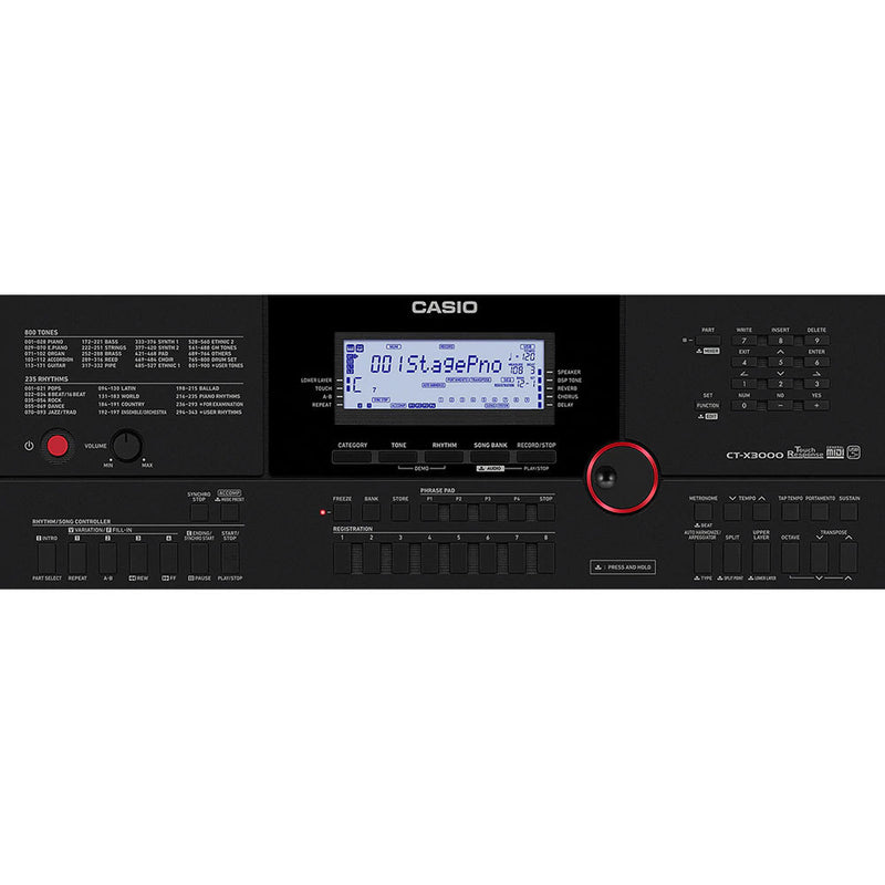 Casio CT-X3000 61-key Portable Performance Keyboard
