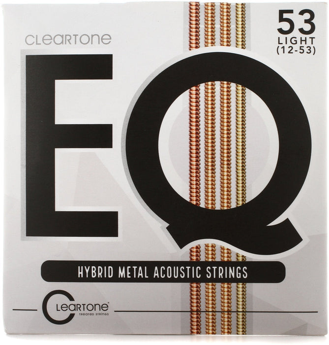 Cleartone EQ Hybrid Acoustic Guitar Strings - .012-.053 Light