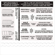 D'Addario ECG24 Flat Wound Electric Guitar Strings Set, Chromes, Jazz Light, 011-.050-Dirt Cheep
