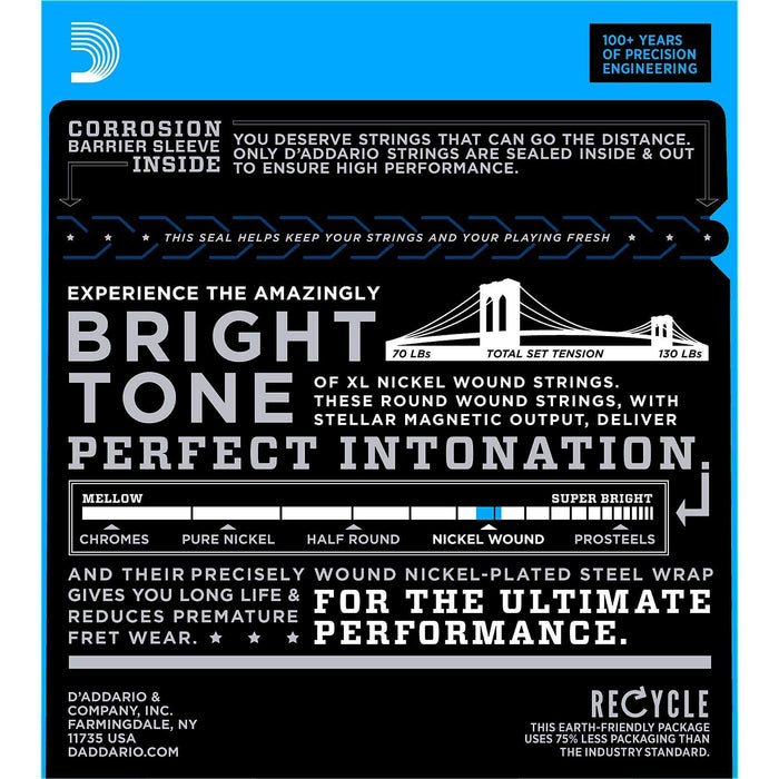 D'Addario EXL110 Nickel Wound Electric Guitar Strings, Regular Light, 10-46-Dirt Cheep