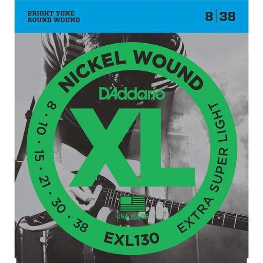 D'Addario EXL130 Nickel Wound Electric Guitar Strings, Extra-Super Light, 8-38-Dirt Cheep