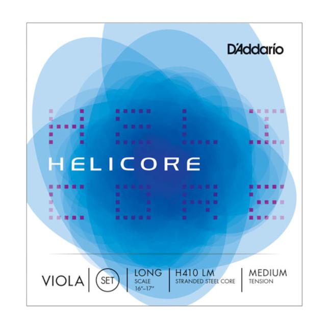 D'Addario H410 LM Helicore Viola String Set, Long Scale 16" - 17", Medium Tension-Dirt Cheep