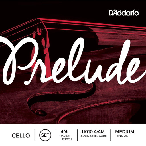 D'Addario Prelude Cello String Set, 4/4 Scale, Medium Tension-Dirt Cheep