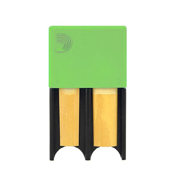 D'Addario Woodwinds Reed Guard for Clarinet and Saxophone, Green
