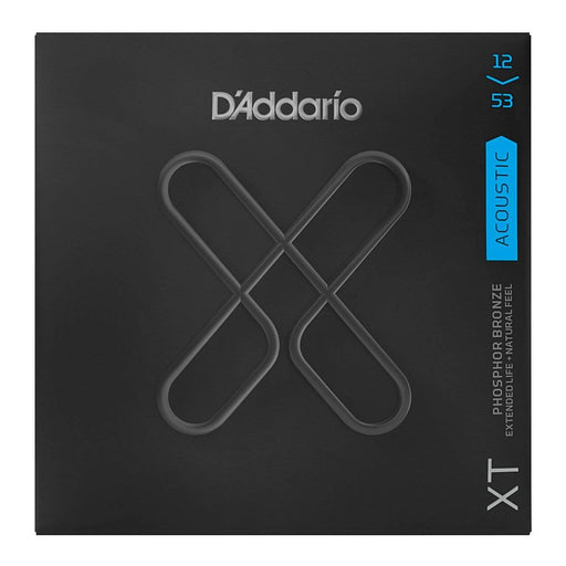 D'Addario XT Acoustic Phosphor Bronze Strings, Regular Light, 12-53-Dirt Cheep