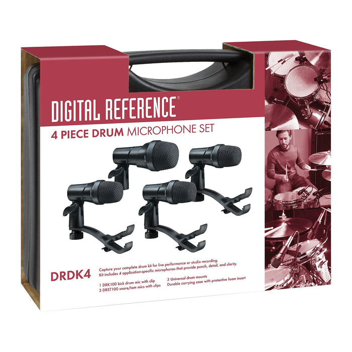 Digital Reference DRDK4 4-Piece Drum Mic Kit