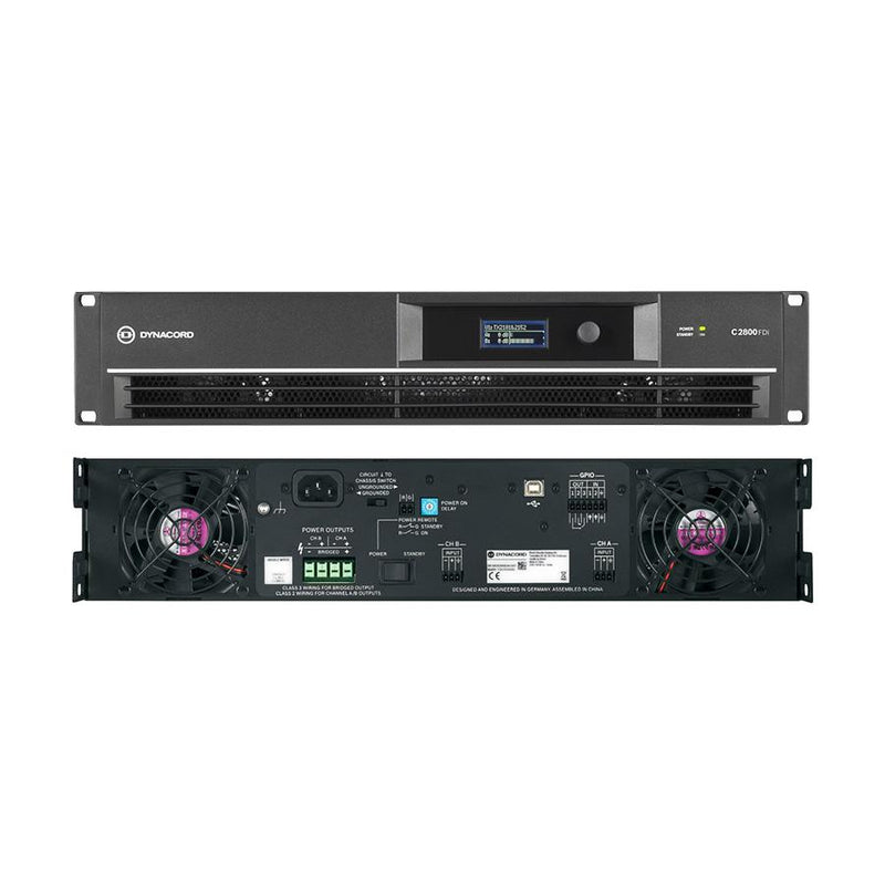 Dynacord C2800FDi C-Series FIR-Drive Power Amplifier 2800W