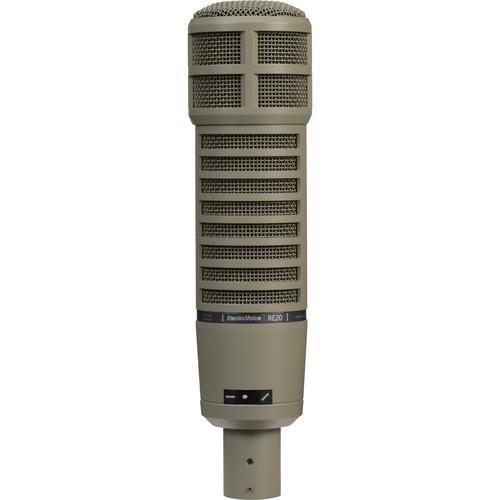 Electro-Voice RE20 Broadcast Announcer Microphone with Variable-D (Fawn Beige)