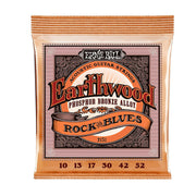 Ernie Ball 2151 Rock And Blues Earthwood Phosophor Bronze Acoustic Strings - .010-.052-Dirt Cheep