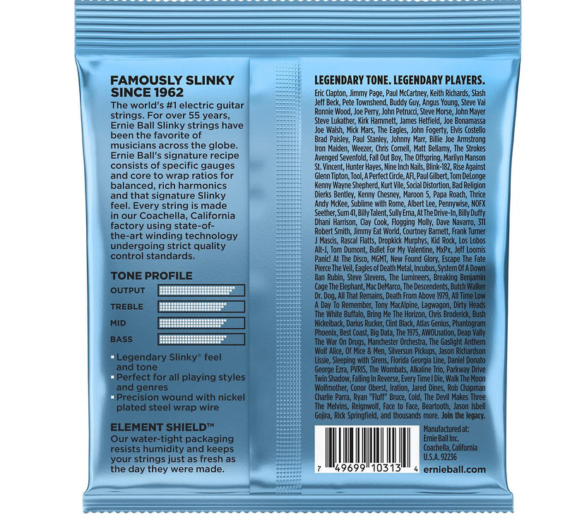 Ernie Ball 2212 Primo Slinky Nickel Wound Electric Guitar Strings - .0095-.044-Dirt Cheep