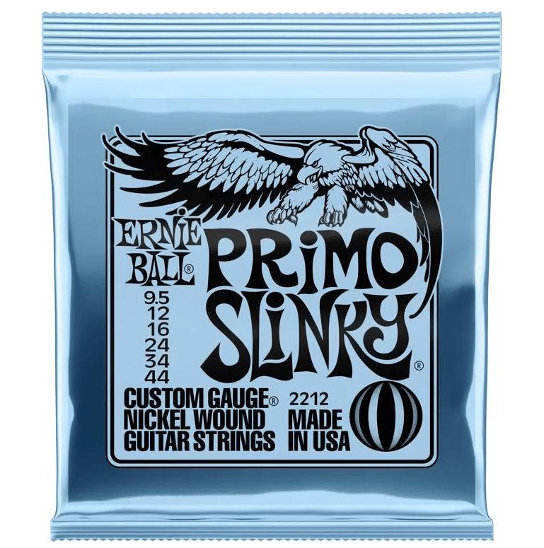 Ernie Ball 2212 Primo Slinky Nickel Wound Electric Guitar Strings - .0095-.044-Dirt Cheep