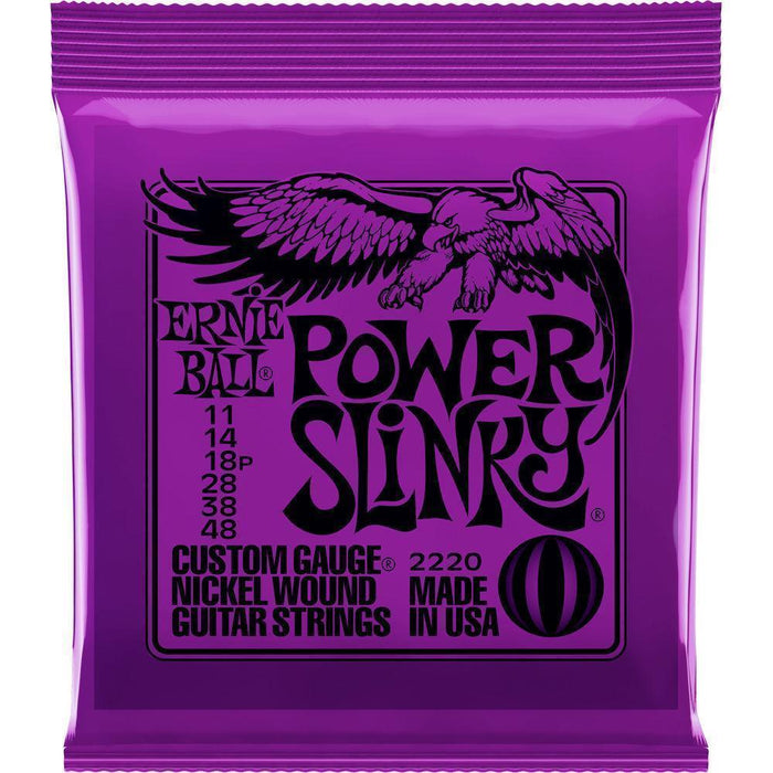 Ernie Ball 2220 Power Slinky Nickel Wound Set, .011 - .048-Dirt Cheep