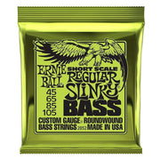 Ernie Ball 2852 Regular Slinky Nickel Wound Short Scale Electric Bass Strings - .045-.105-Dirt Cheep