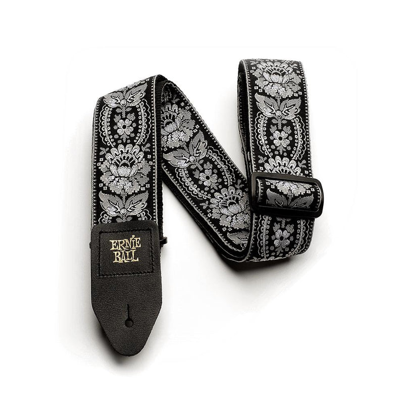 Ernie Ball P04150 Silver Orleans Classic Jacquard Guitar Strap-Dirt Cheep
