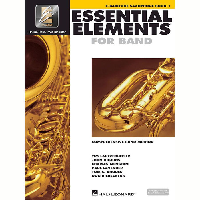 Essential Elements for Band - Book 1 with EEI Baritone Saxophone