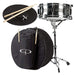 GP Percussion SK22 Complete Student Snare Drum Kit-Dirt Cheep