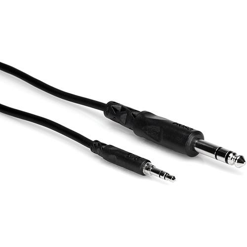 HOSA CMS-110 Stereo Mini Male to Stereo 1/4" Male Cable - 10'