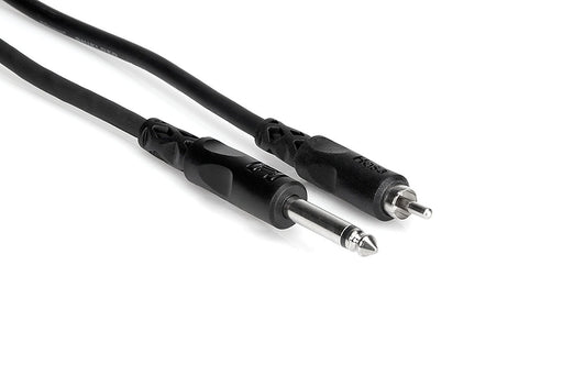 HOSA CPR-115 Unbalanced Interconnect, 1/4 in TS to RCA, 15 ft-Dirt Cheep