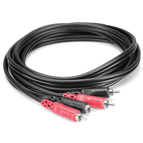 HOSA CRA-203 Dual RCA Male to RCA Male Cable, 6 Feet