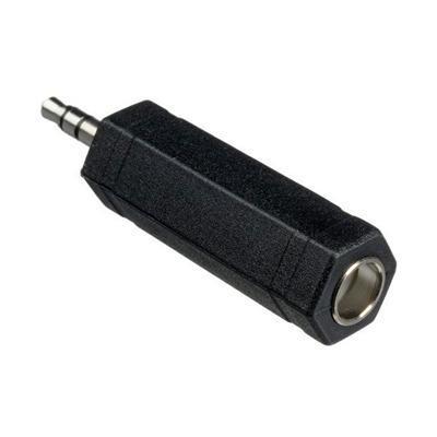 HOSA GMP-386 Adaptor, 1/4 in TS to 3.5 mm TRS-Dirt Cheep