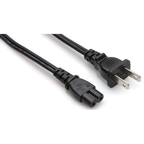 HOSA PWP-426 PWP-426 8' Replacement Power Cord, 18 Gauge, 2 Conductors, Ungrounded