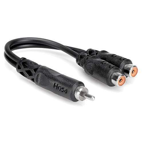 HOSA YRA-104 Y Cable, RCA to Dual RCAF-Dirt Cheep