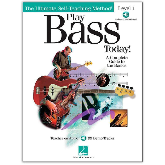Hal Leonard Play Bass Today! - Level 1 (Book/Online Audio)-Dirt Cheep