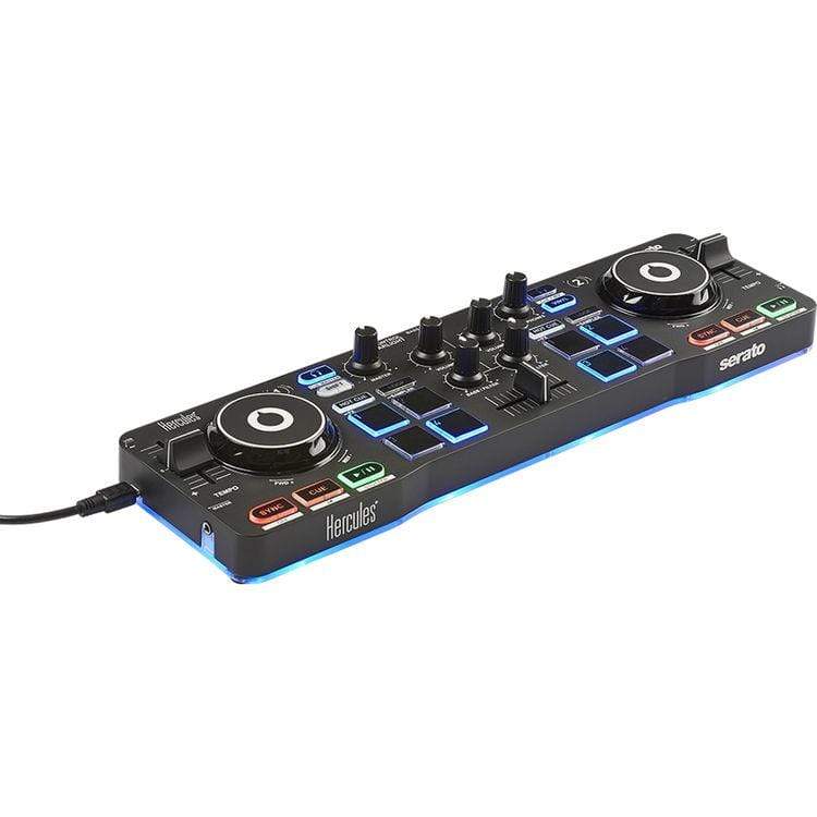 Hercules DJ Starter Kit with Starlight Controller, Speakers, Headphones, & Serato DJ Lite Software-Dirt Cheep