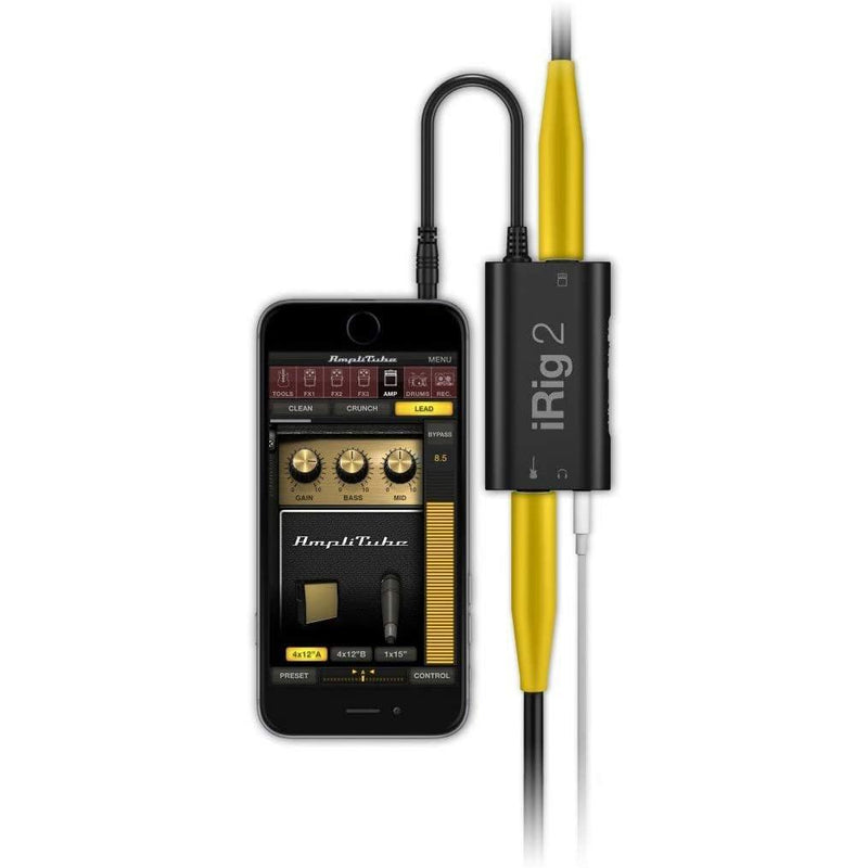 IK Multimedia iRig 2 Guitar Interface Adaptor For iPhone, Ipod Touch & iPad iRig2