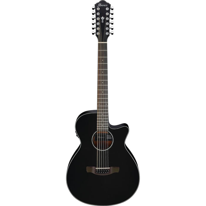 Ibanez AEG5012 Acoustic-Electric Guitar  12 String Black