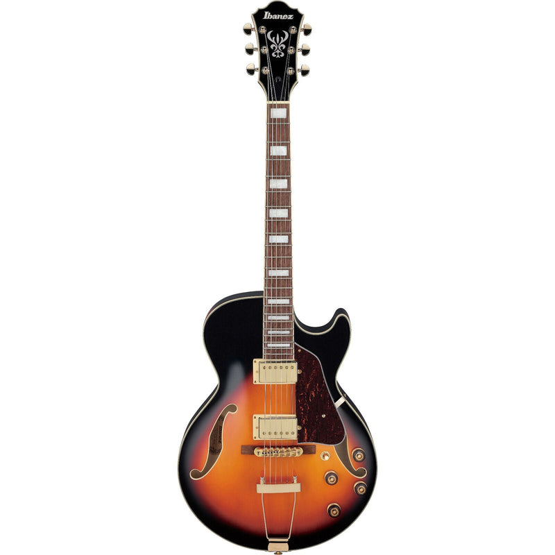 Ibanez AG75 Artcore Series Hollow-Body Electric Guitar (Brown Sunburst)