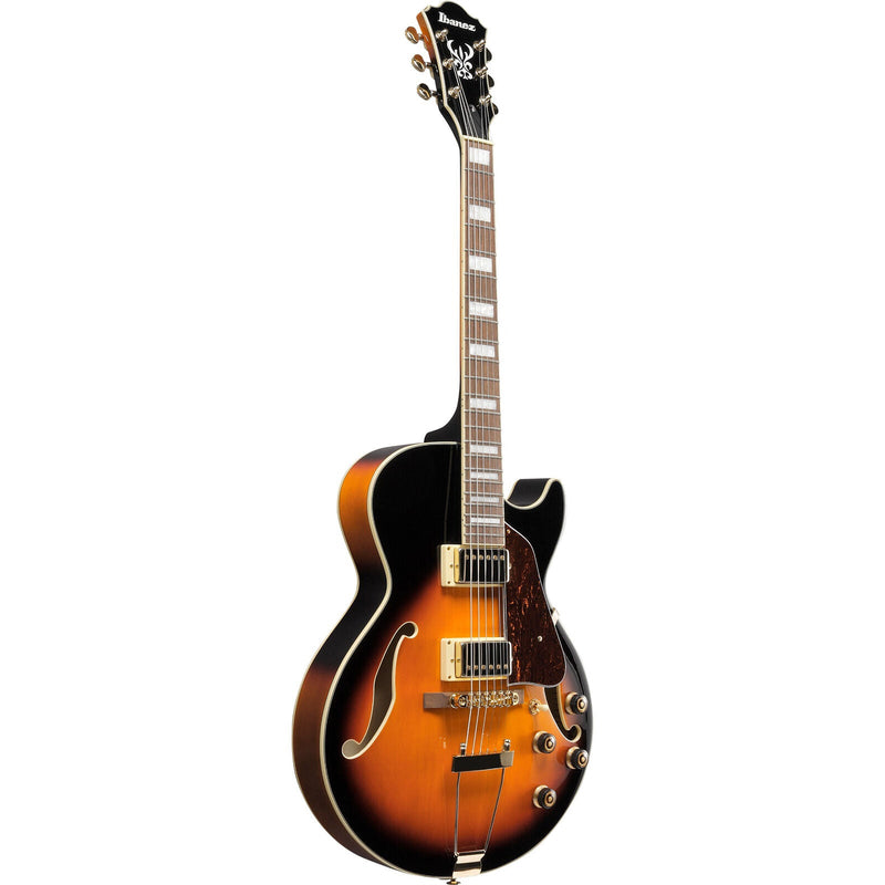 Ibanez AG75 Artcore Series Hollow-Body Electric Guitar (Brown Sunburst)