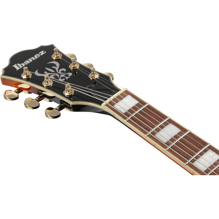 Ibanez AG75 Artcore Series Hollow-Body Electric Guitar (Brown Sunburst)