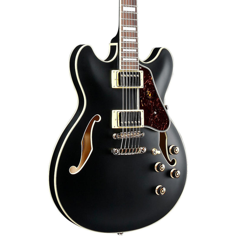 Ibanez Artcore AS73G Semi-Hollow Electric Guitar, Flat Black