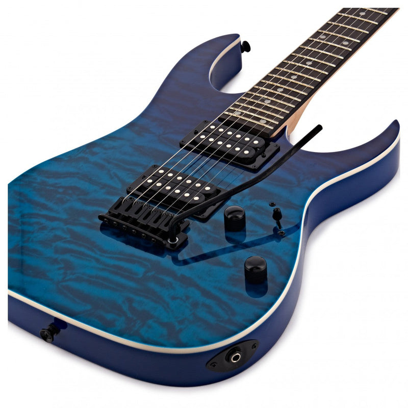 Ibanez GIO GRG120QASP Electric Guitar, Blue Gradiation