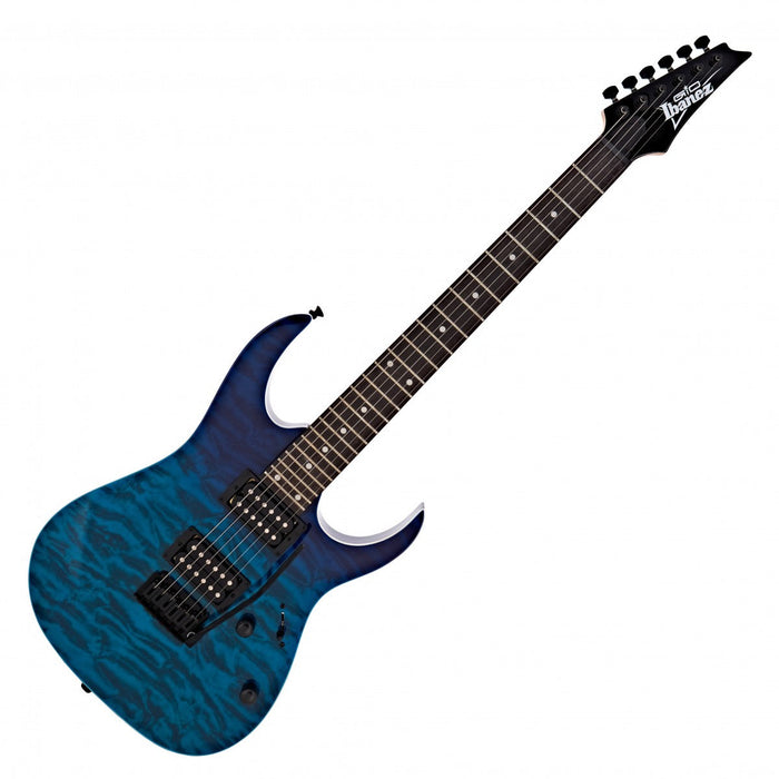 Ibanez GIO GRG120QASP Electric Guitar, Blue Gradiation