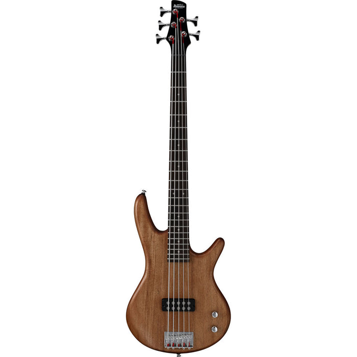 Ibanez Gio GSR105EXMOL 5-String Electric Bass, Natural Mahogany Oil