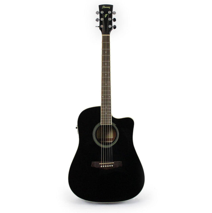 Ibanez PF15ECEBK Acoustic Electric Guitar, Black